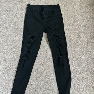 AE Black Ripped Jeans